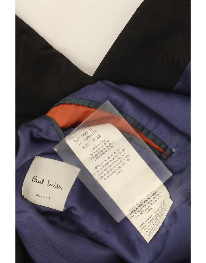 Sacou Paul Smith pentru bărbați Soho cu 2 nasturi, UK 42 XL, lână gri