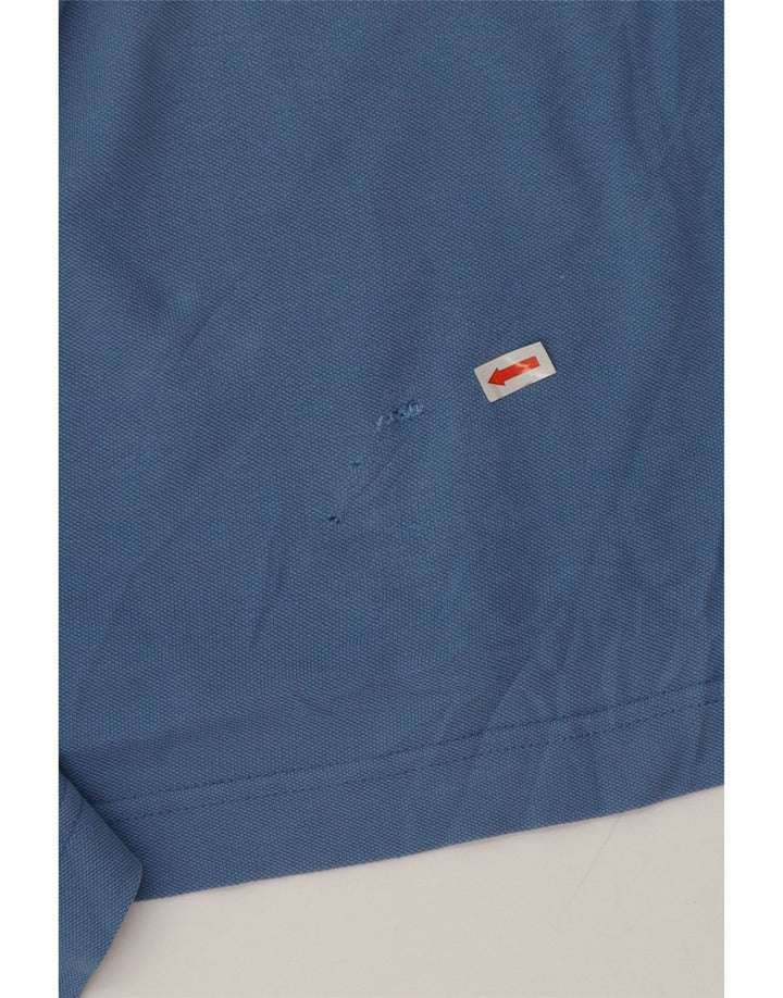Polo Kappa Uomo Blu Medio in cotone