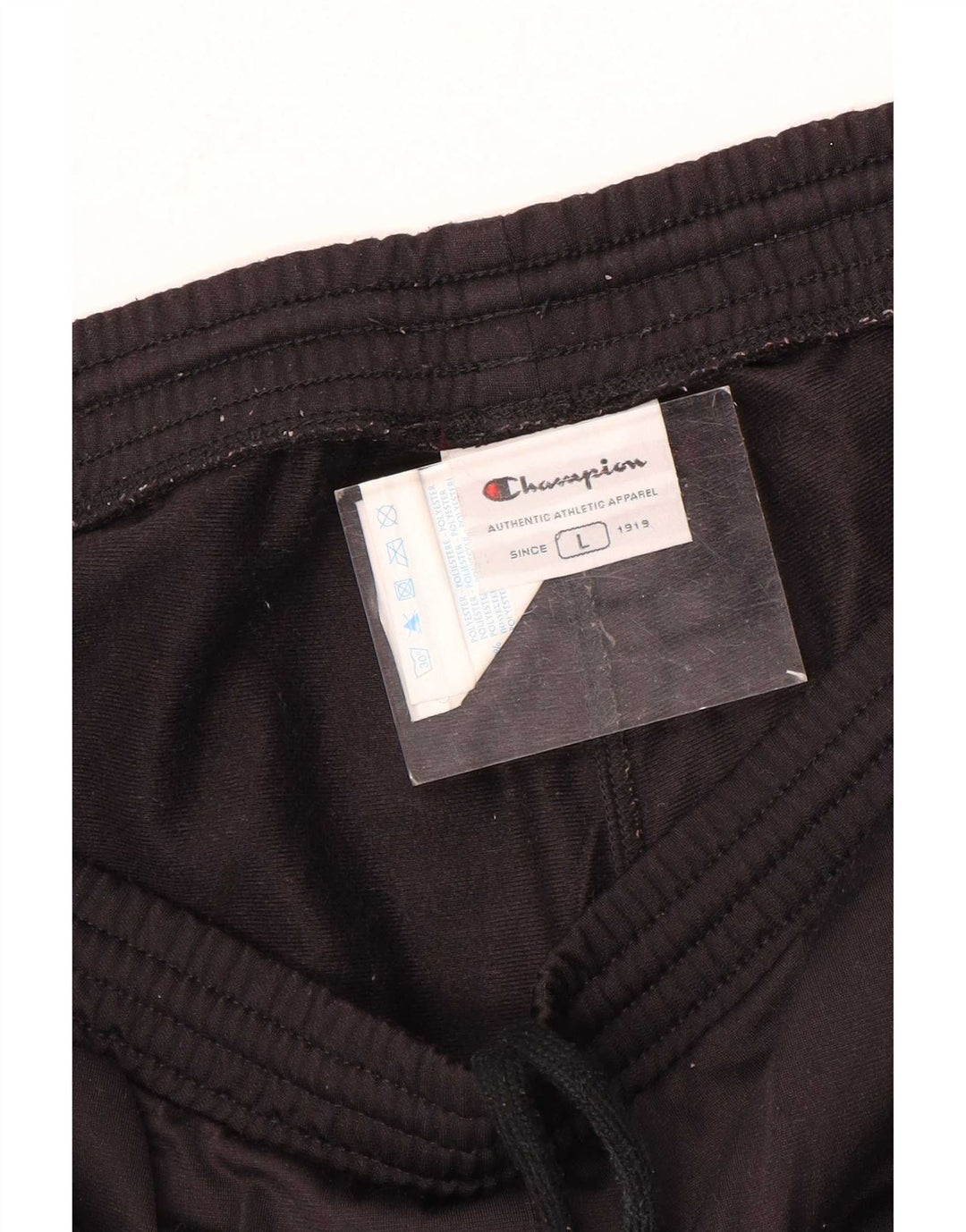 Champion Mens Graphic Tracksuit Trousers Large  Black Colourblock Polyester