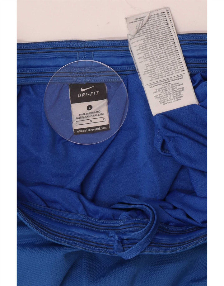 Pantaloncini sportivi da uomo Nike Large Blu Colourblock Poliestere