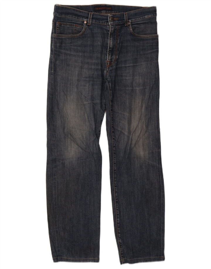 Jeans Dritti Uomo Trussardi W32 L28 Blu