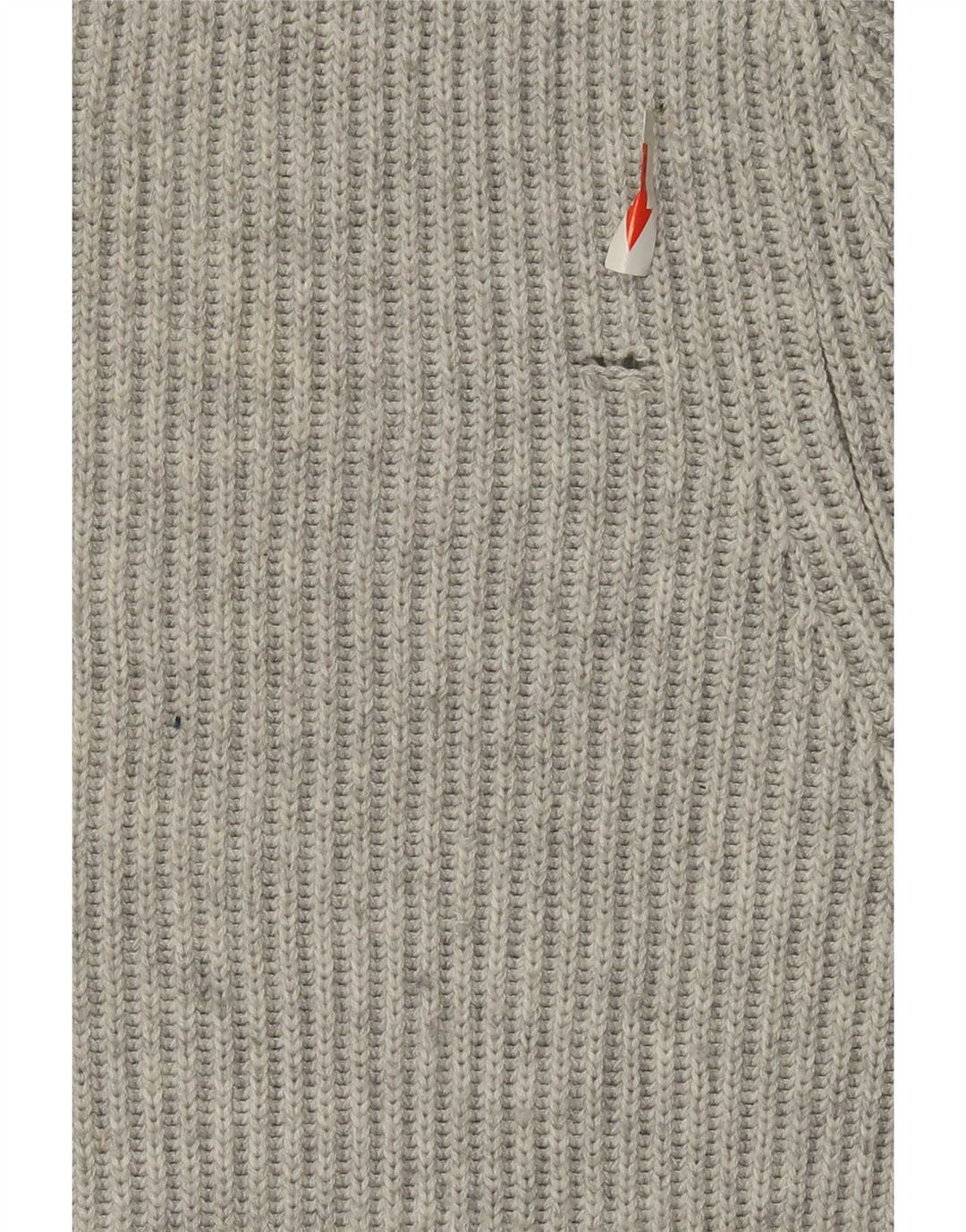 Zara Mens Crew Neck Jumper Sweater Medium Grey Polyester