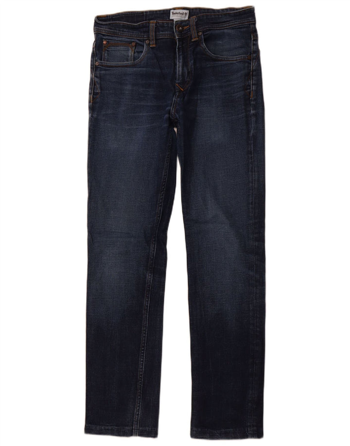 TIMBERLAND Mens Straight Jeans W31 L30 Blue Cotton