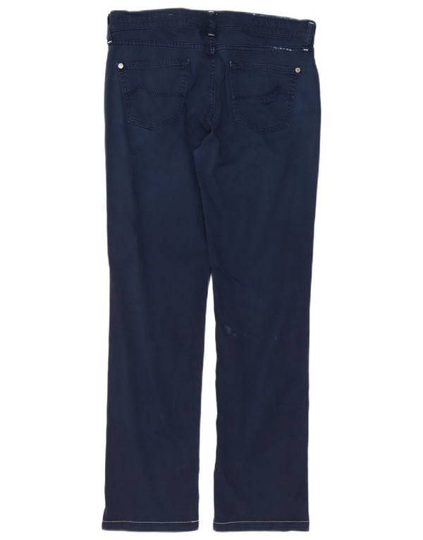 Pantaloni casual drepti pentru femei Jacob Cohen L29 L29 Bumbac bleumarin