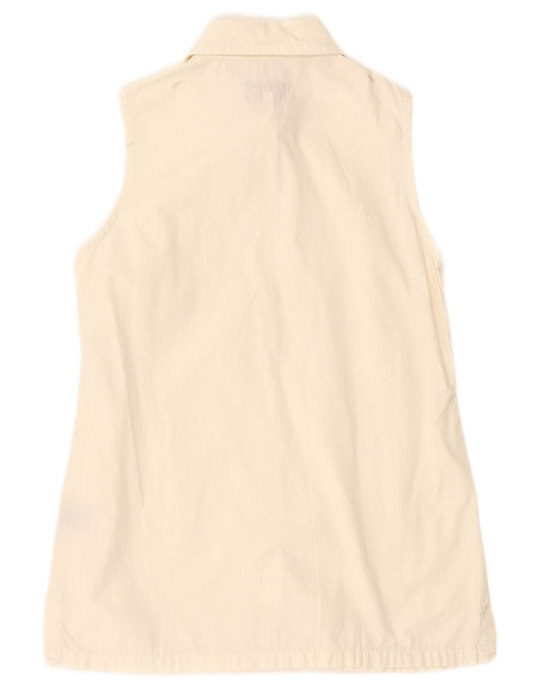 Camicia senza maniche da donna Invicta UK 12 cotone bianco medio