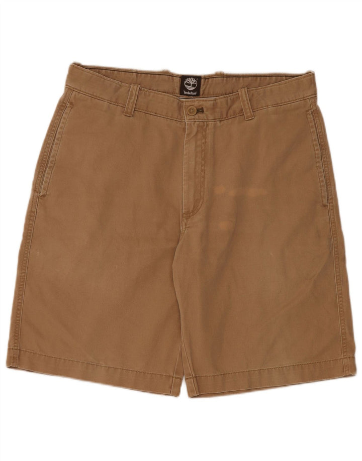 TIMBERLAND Mens Cargo Shorts W35 Large Beige Cotton