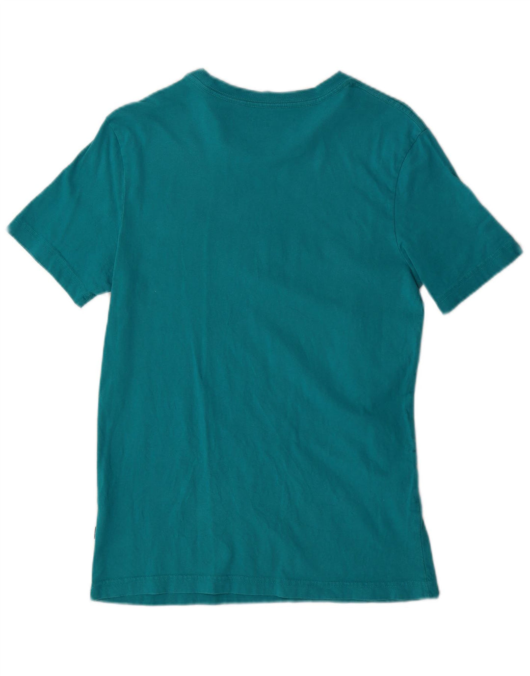 PUMA Mens Graphic T-Shirt Top Small Turquoise Cotton