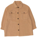 Giubbotto bomber oversize da donna Zara UK 14 Lana beige medio