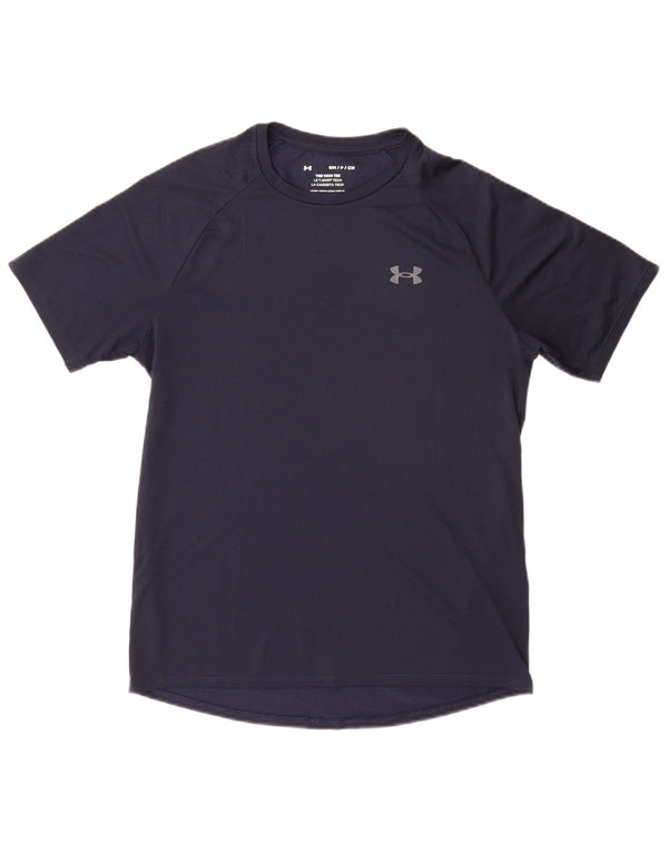 Camiseta Under Armour Hombre Top Small Azul Marino Poliéster