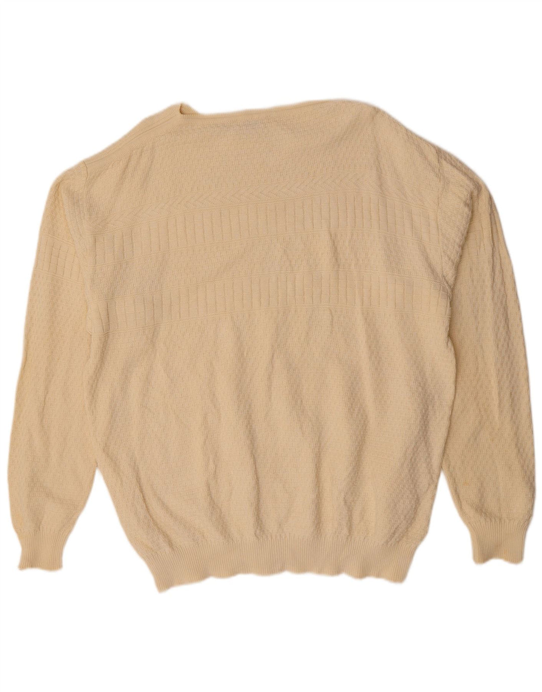 Suéter masculino JOOP com gola canoa IT 54 XL algodão branco