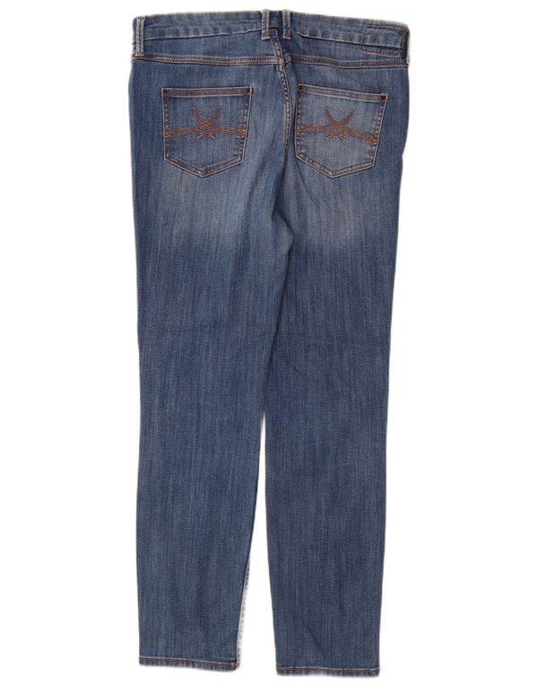 Marks & Spencer Womens Skinny Jeans UK 16 Large W34 L30 Blue Cotton