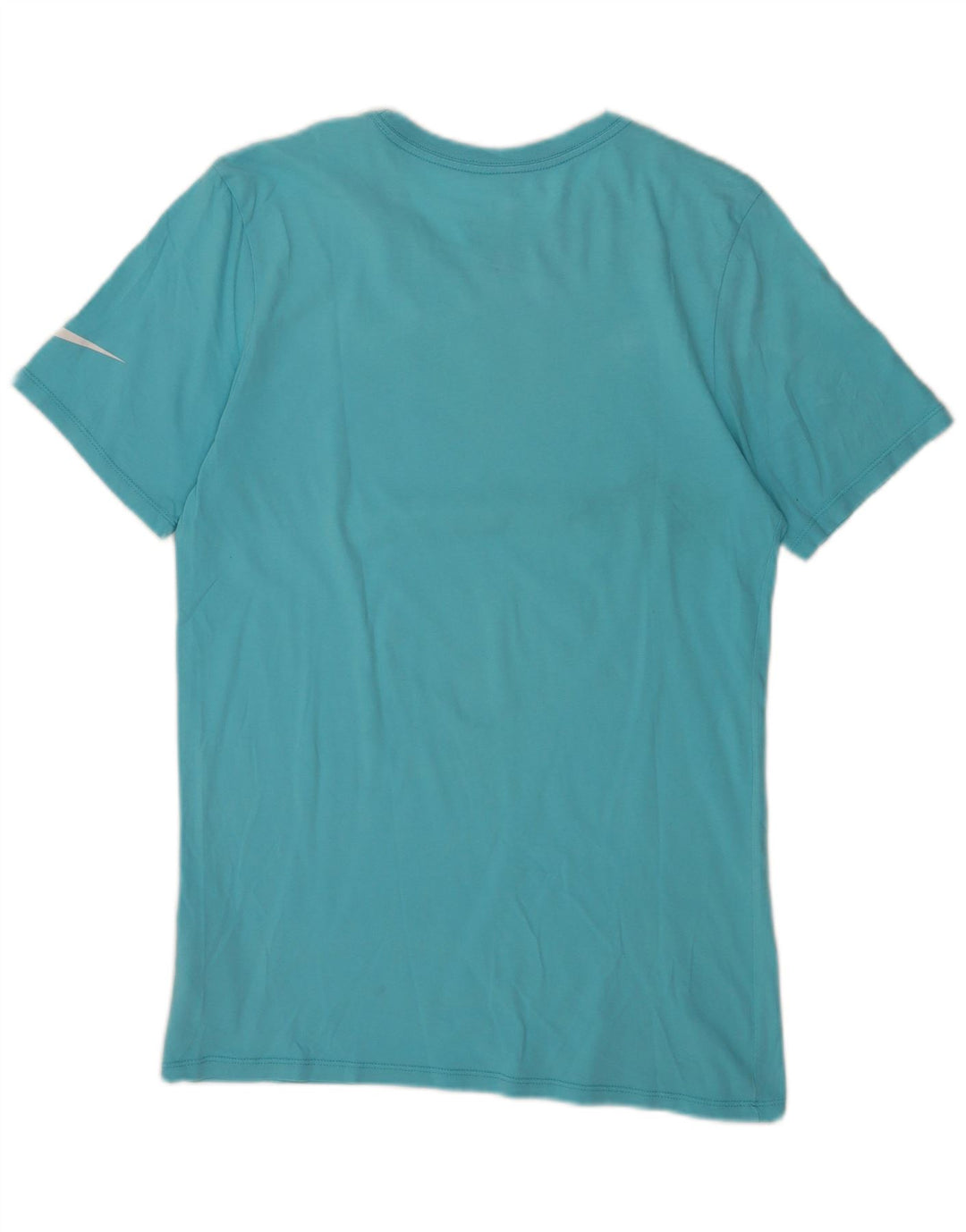 Nike Mens Athletic Cut Graphic T-Shirt Top Medium Blue Cotton