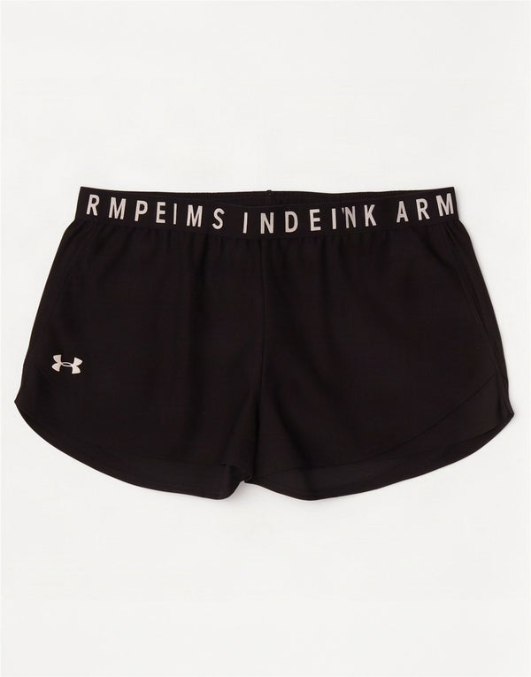 Pantaloncini sportivi Under Armour da donna Heat Gear Graphic UK 16 grandi neri