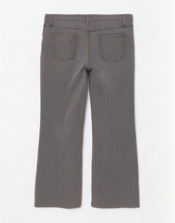 Marks & Spencer Damen Per Una Bootcut Jeans UK 14 Medium W34 L28 Grau