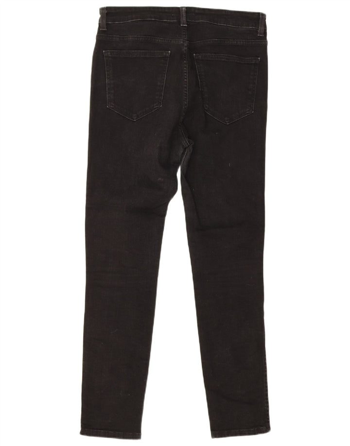 Zara Womens Slim Jeans EU 40 Medium W30 L28 Black Cotton