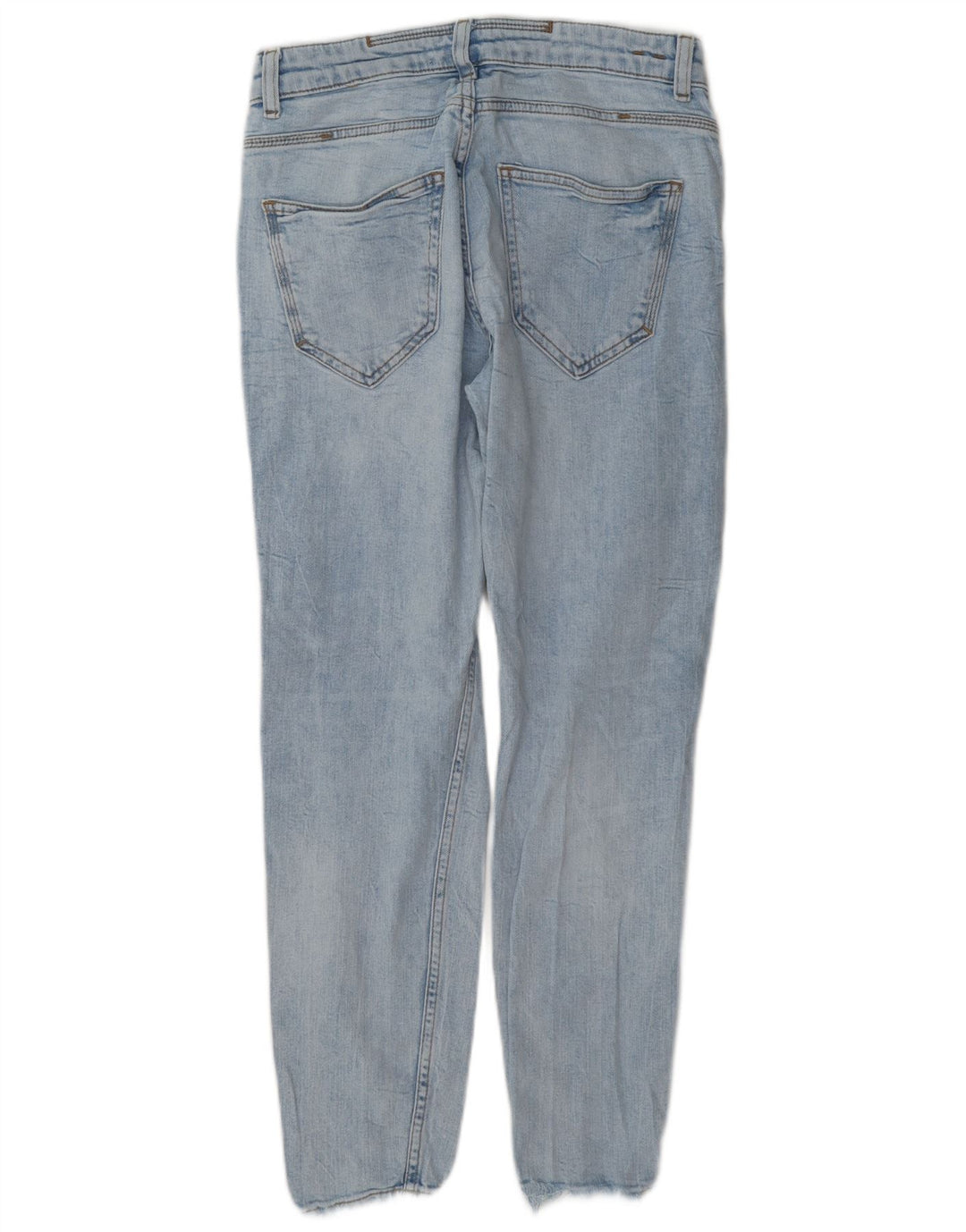 Zara Mens Distressed Slim Jeans EU 38 Small W30 L27 Blue