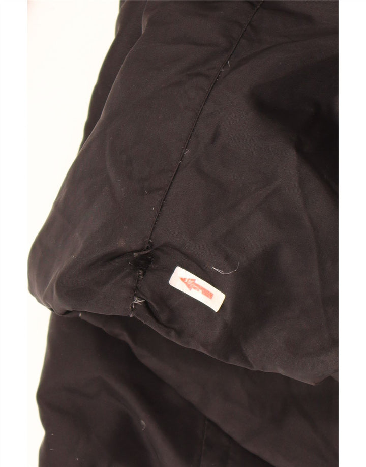 PEUTEREY Womens Hooded Parka Jacket EU 40 Medium Black