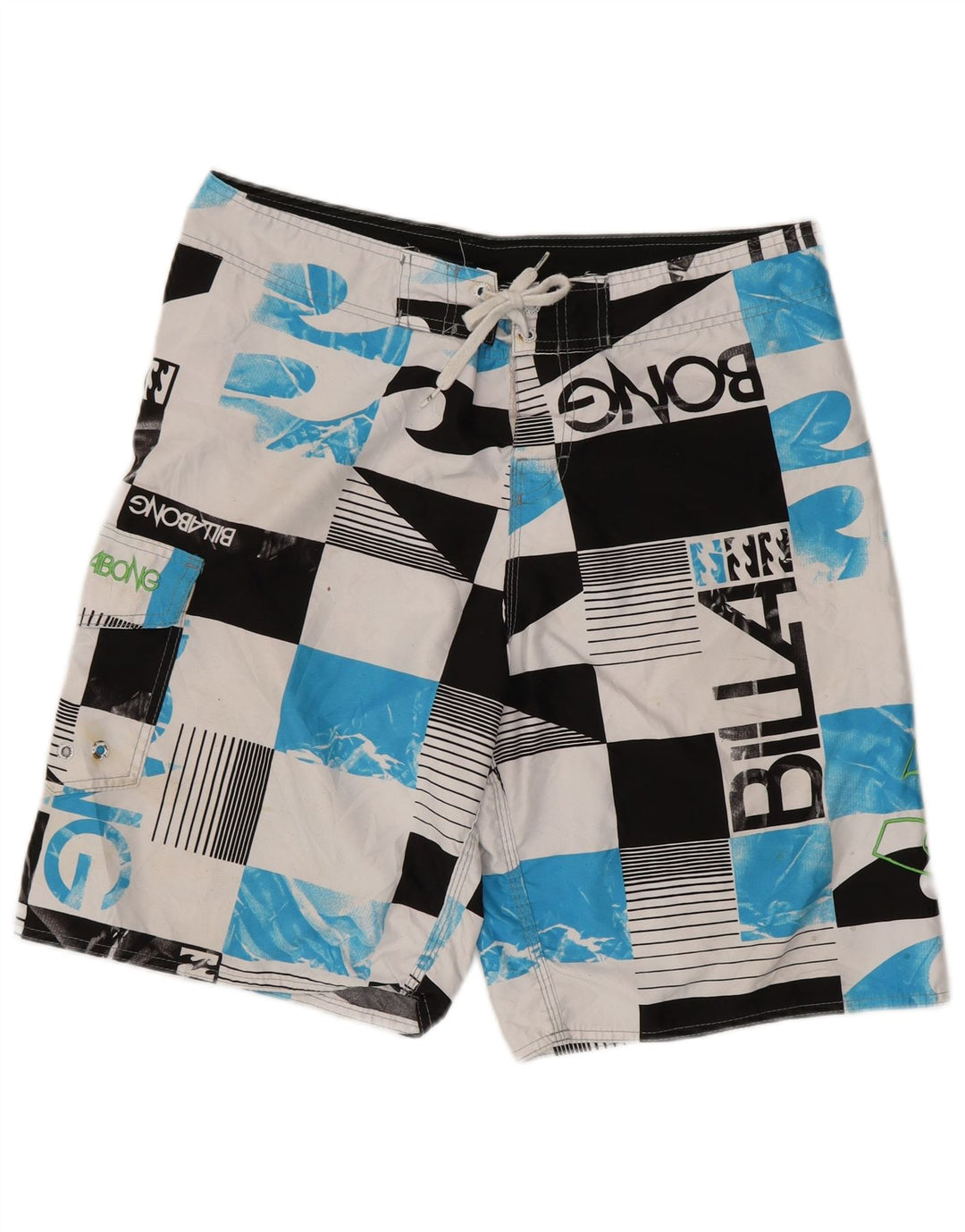 Billabong Mens Graphic Swimming Shorts Large Multicoloured Geometric