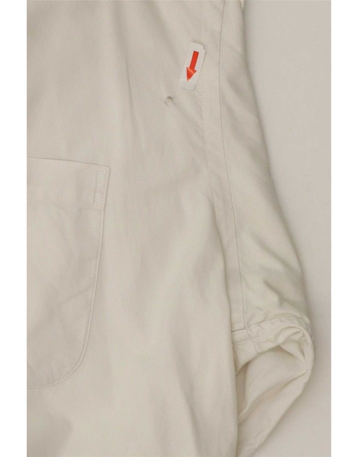 Lacoste Mens Shirt Size 42 Large White Cotton
