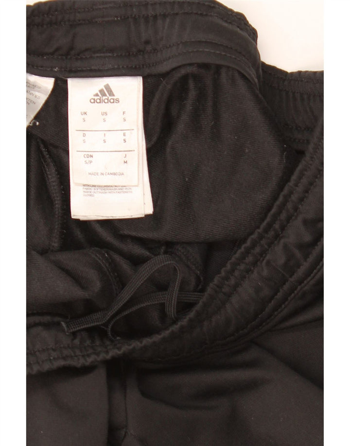 Pantaloni de trening Adidas pentru bărbați, poliester negru mic