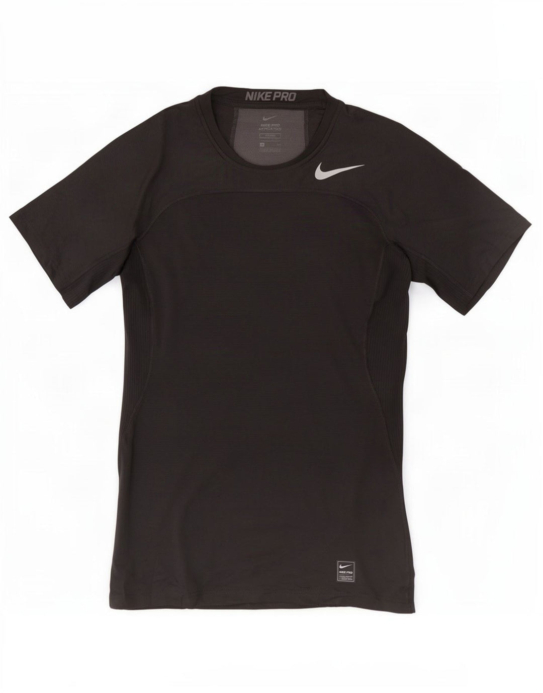 Nike Mens Dri Fit grafikus mellény felső kis fekete, geometrikus poliészter