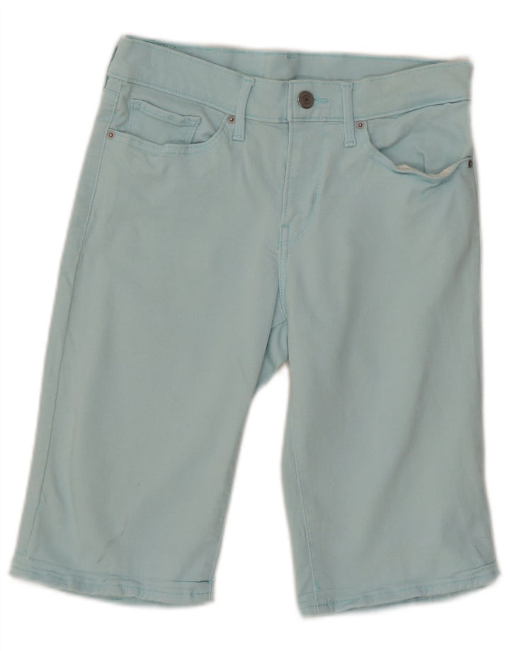 LEVI'S denimshorts til kvinder W27 Små turkis bomuld