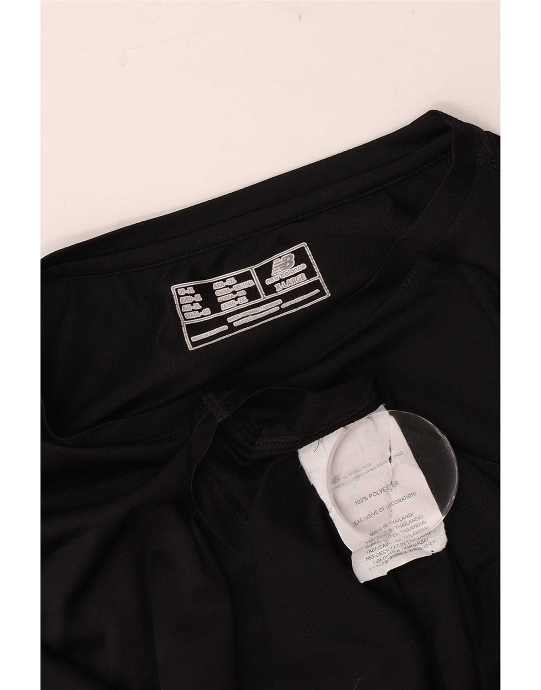 Maglia da uomo New Balance a maniche lunghe XL nera in poliestere