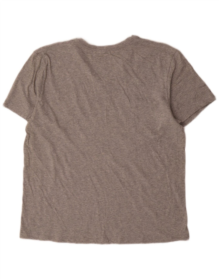 Calvin Klein Mens T-Shirt Top Large Grey Flecked Cotton