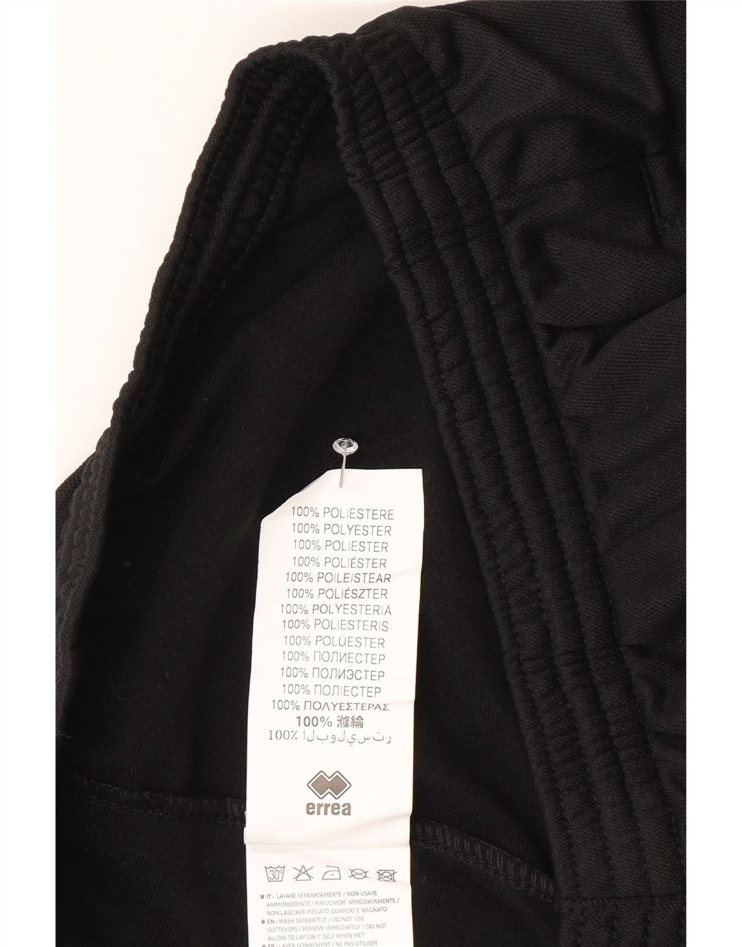 Errea Mens Tracksuit Trousers Joggers XL  Black Polyester
