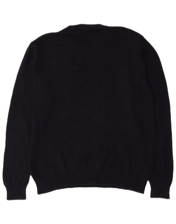 Ανδρικό πουλόβερ Chaps Crew Neck Jumper XL Μαύρο βαμβακερό