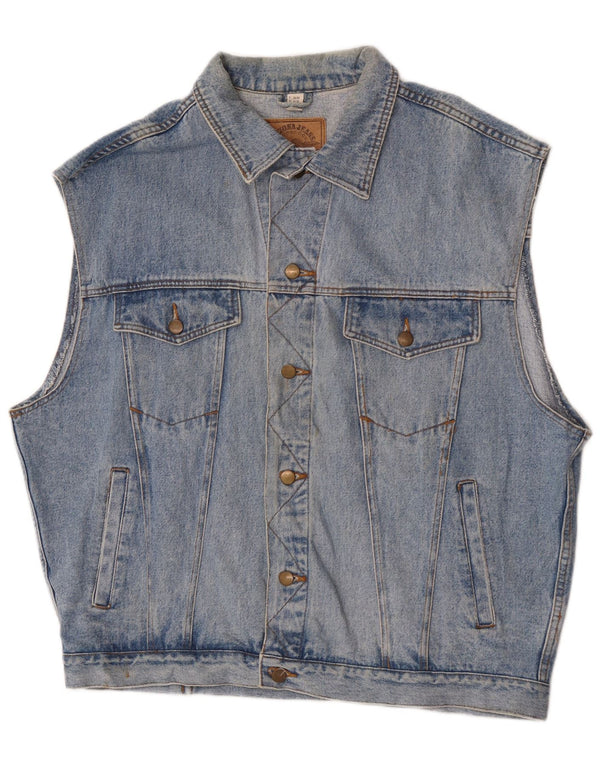 Мужские джинсовые жилеты Arizona Jeans UK 46/48 3XL, синий хлопок