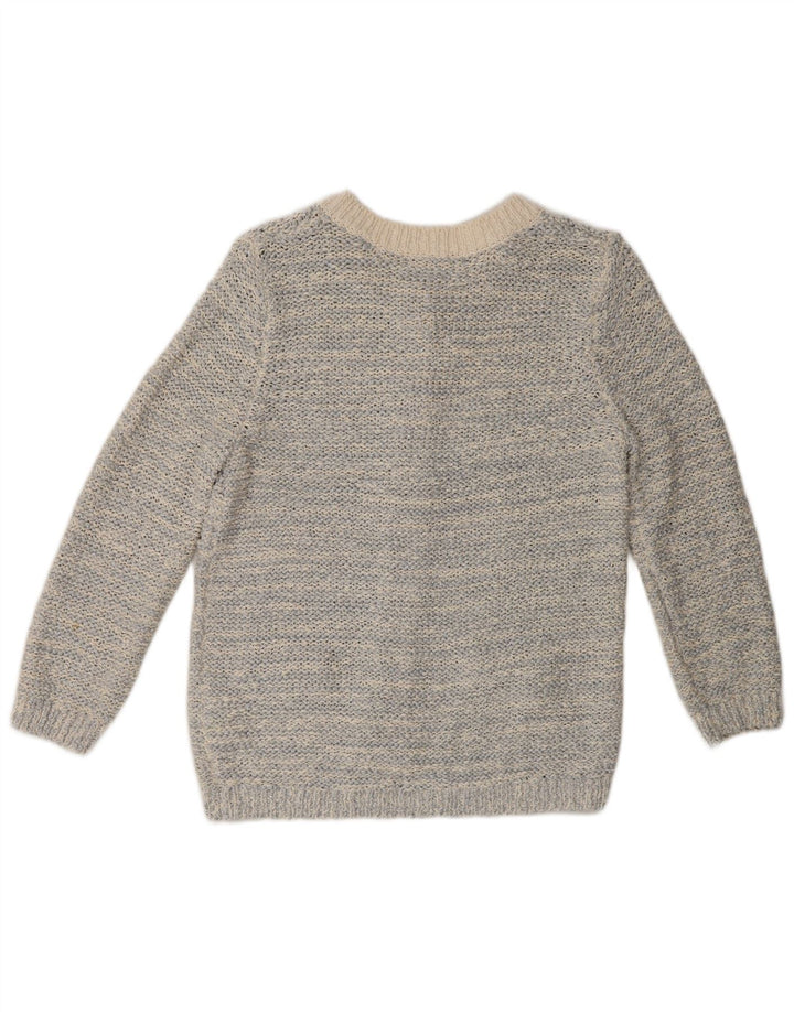 Marks & Spencer Damen-Cardigan-Pullover UK 12 Mittelsilber meliert