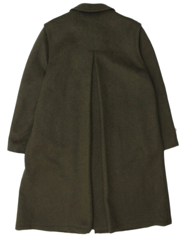 Schneiders Mens Overcoat UK 38 Medium Khaki Wool