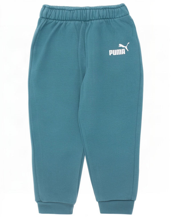 Puma Pantalon de survêtement graphique garçon 2-3 ans vert coton