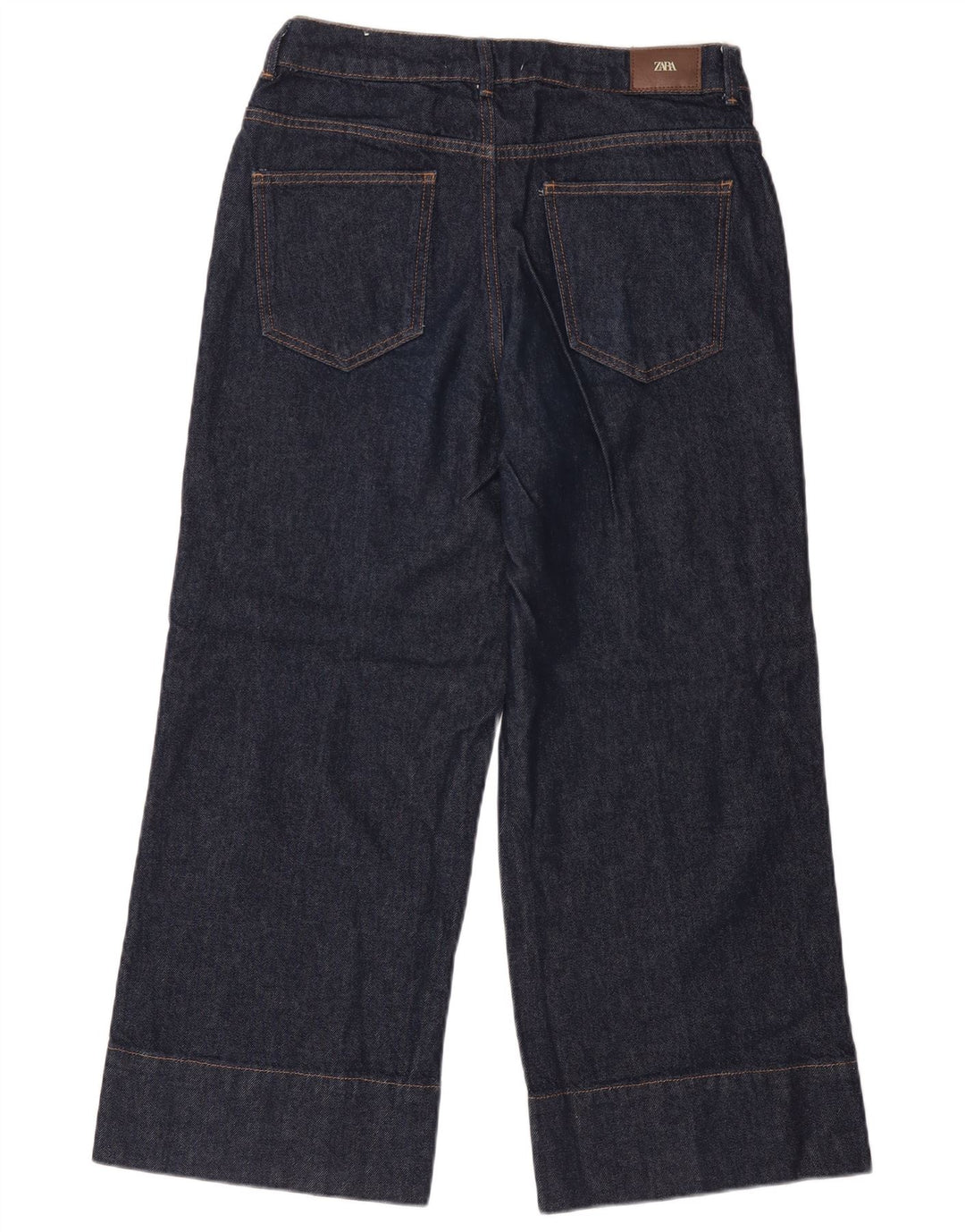 Zara Womens Loose Jeans EU 40 Medium W30 L27 Navy Blue Cotton