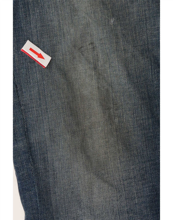 Levi's Mens 504 Straight Jeans W36 L27 Blue Cotton