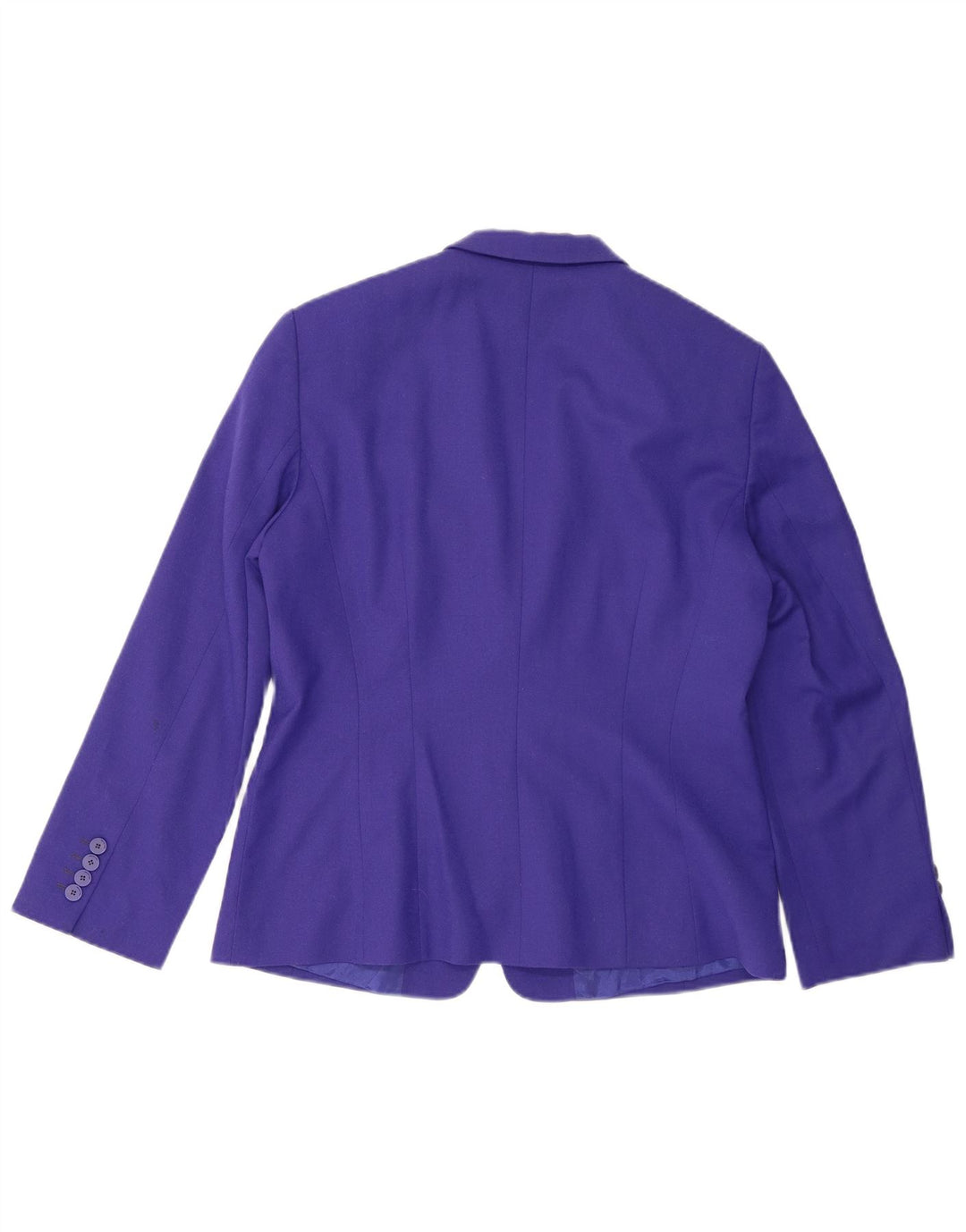 Hugo Boss Womens 3 Button Blazer Jacket UK 12 Medium  Purple Virgin Wool