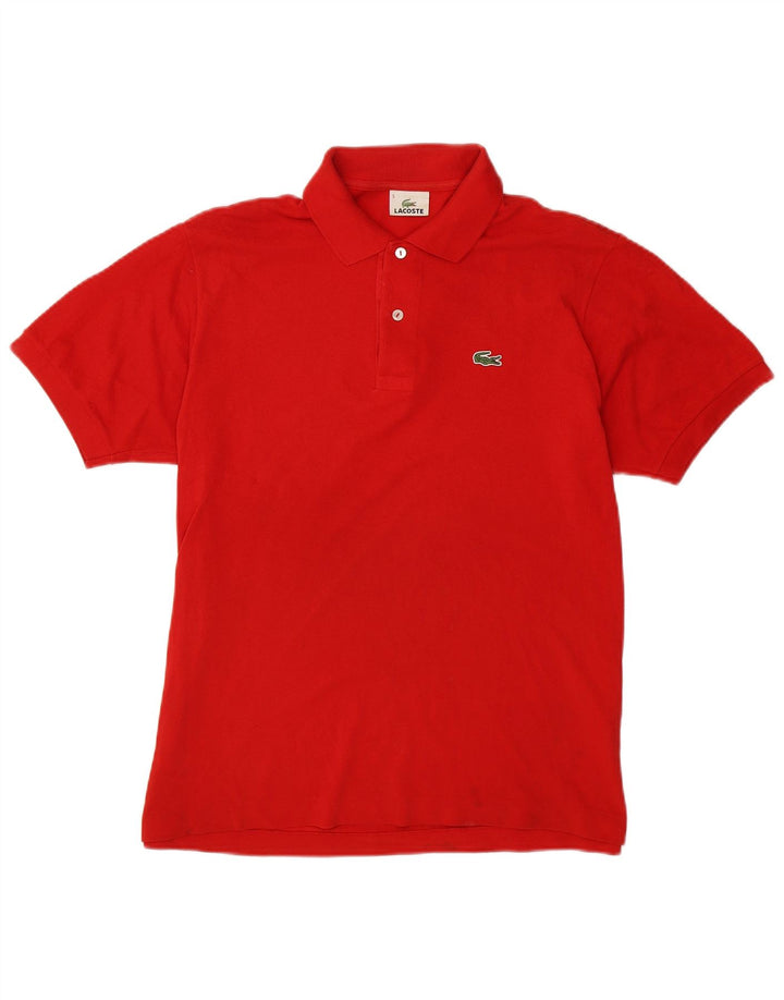 Lacoste Mens Polo Shirt Size 5 Large Red Cotton