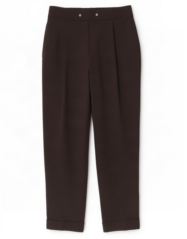 Женские укороченные зауженные брюки Marks & Spencer UK 10, маленькие W30 L25, черные