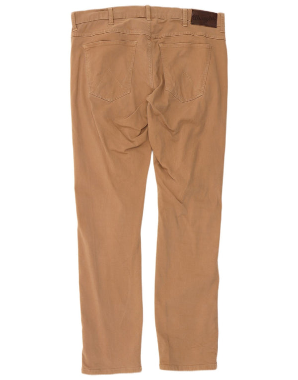 Мужские повседневные брюки Wrangler Larston W34 L32 бежевого цвета, хлопок