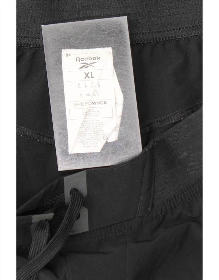 REEBOK Mens Graphic Swimming Shorts XL  Black Polyester