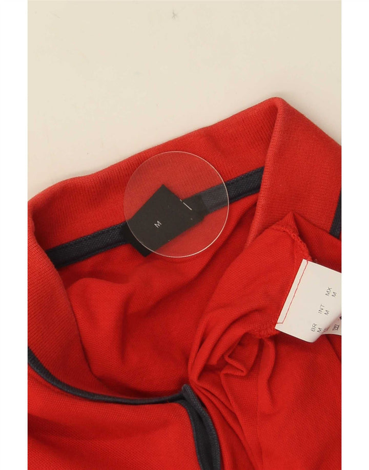 Hugo Boss Mens Regular Fit Polo Shirt Medium Red Cotton