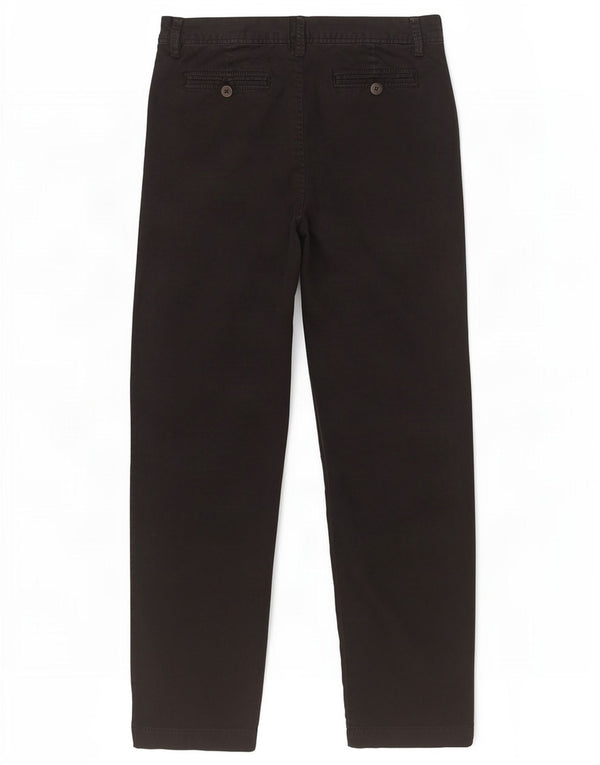 Pantaloni chino drepți Hobbs pentru femei UK 10 Small W30 L28 Bumbac negru