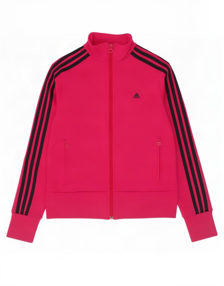 Damska bluza dresowa Adidas UK 12 Średni różowy poliester