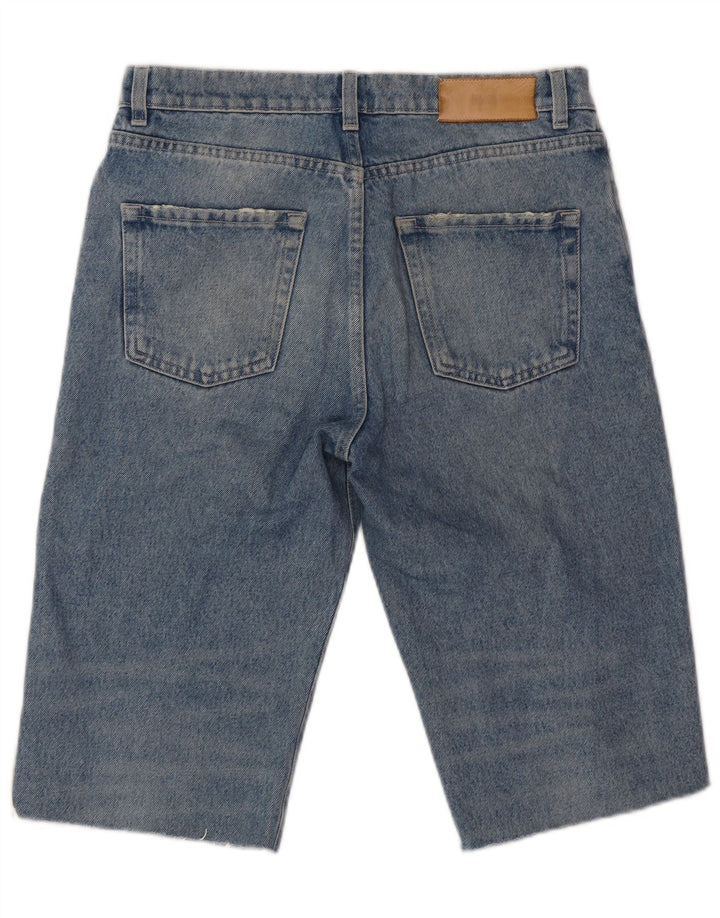 Hugo Boss Womens Denim Shorts W27 Small Blue Cotton
