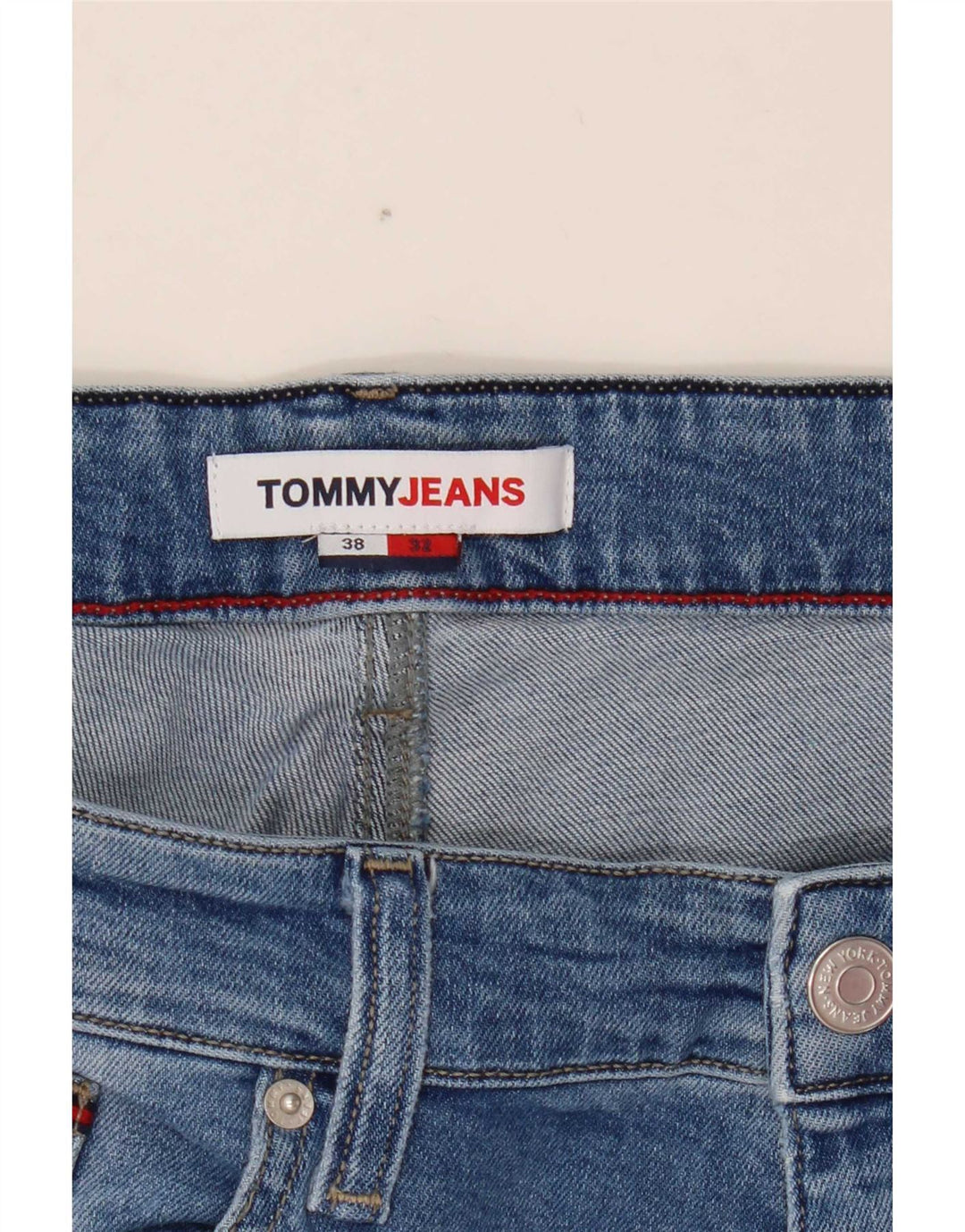 Tommy Hilfiger Vaqueros Slim para Hombre W38 L29 Azul