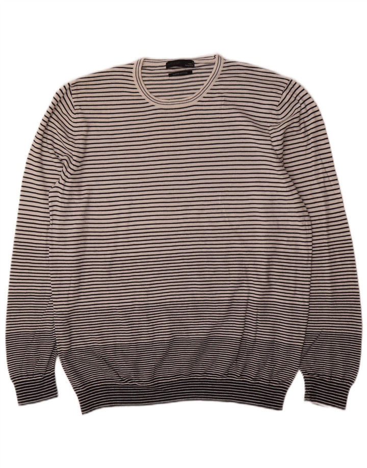 Marks & Spencer Womens Autograph Crew Neck Jumper Sweater UK 16 Large White