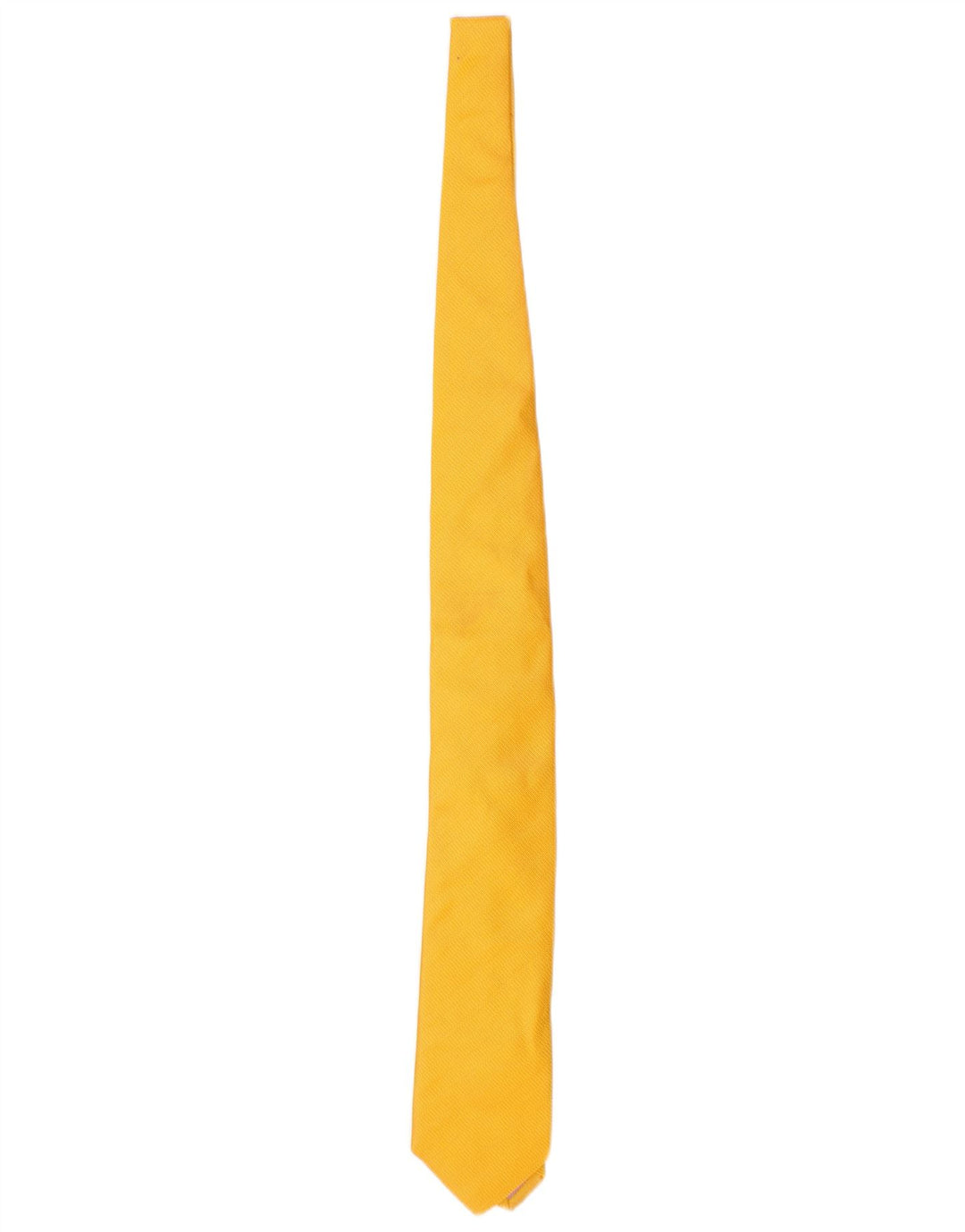 Pink Mens Tie One Size L54 Yellow Silk
