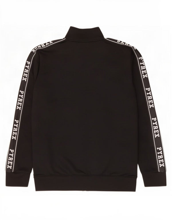 Pyrex Boys Graphic Chándal Top Chaqueta 13-14 Años 2XL Negro Poliéster
