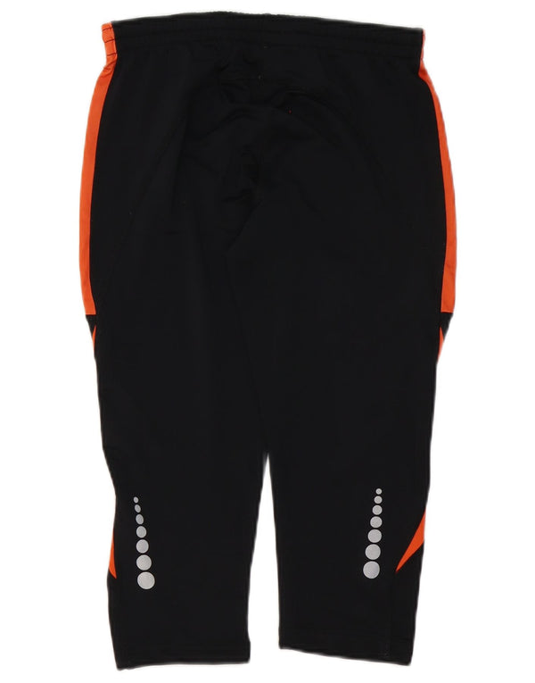 Asics Női Bermuda Sport Shorts UK 14 nagy fekete Colourblock poliészter